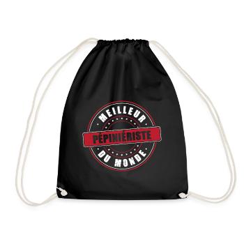 Meilleur pépiniériste profession métier humour - Sac de sport léger - noir - Devant