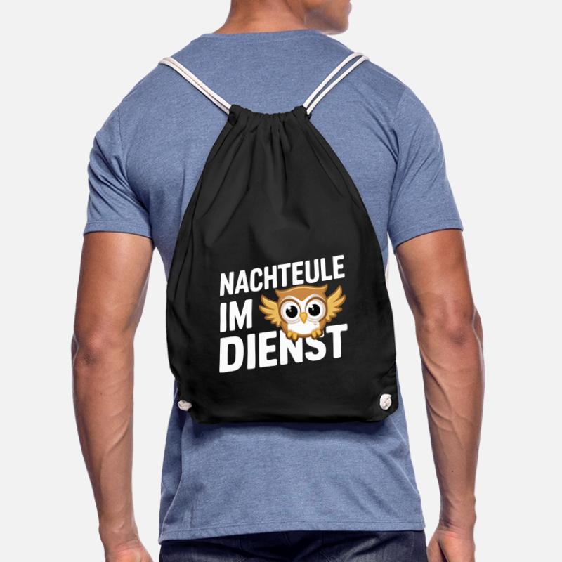 Nachteule Eule Eulen Vogel Turnbeutel