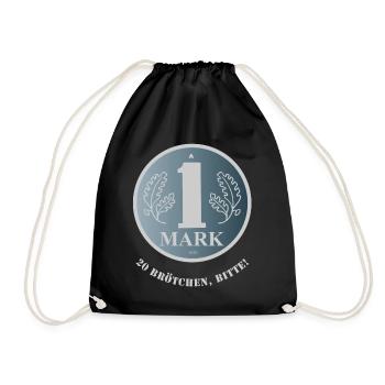 DDR-Mark (20-roll edition) - Drawstring Bag - black - Front