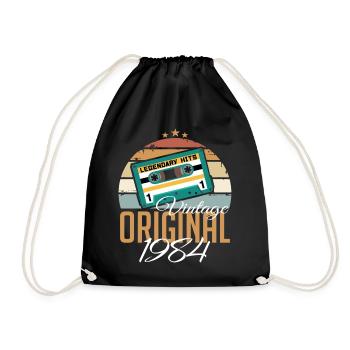 Millésime 1984 Né Original 1984 Anniversaire - Sac de sport léger - noir - Devant