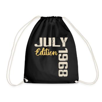 Juillet 1968 Chemise D’anniversaire Juillet 1968 - Sac de sport léger - noir - Devant