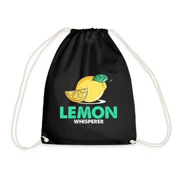 Lemonade Lemon Lemonade Lemonade Lemonade Stand Design - Drawstring Bag - black - Front
