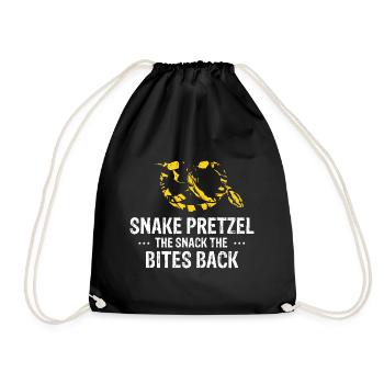 King python design pour les amateurs de serpents - Sac de sport léger - noir - Devant