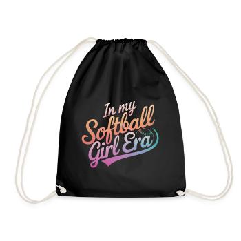 Softball Sports Joueur de softball - Sac de sport léger - noir - Devant