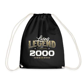 25ème Anniversaire Original Janvier 2000 Millésime - Sac de sport léger - noir - Devant
