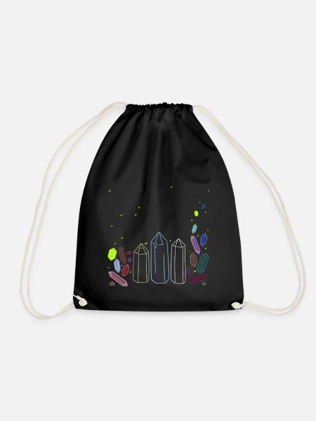 Gems & Stars - Turnbeutel - Schwarz