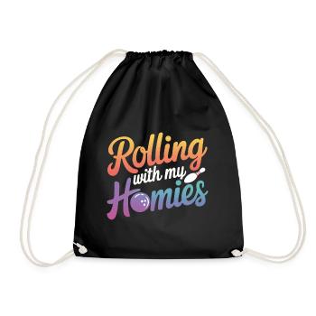 Bowling Bowler Pin Ball Bowling Ball - Sac de sport léger - noir - Devant