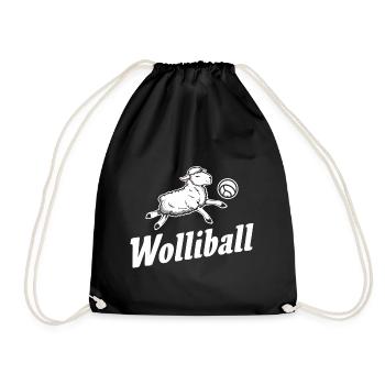 Volley-ball Volley-ball de plage Sports Joueurs de volley-ball - Sac de sport léger - noir - Devant
