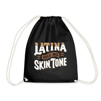 Latina Power Mexicain Espagnol Hispanique - Sac de sport léger - noir - Devant