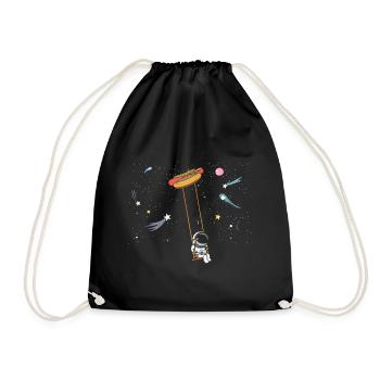 Sandwich Lover Cheese Fast Food Food Food - Drawstring Bag - black - Front