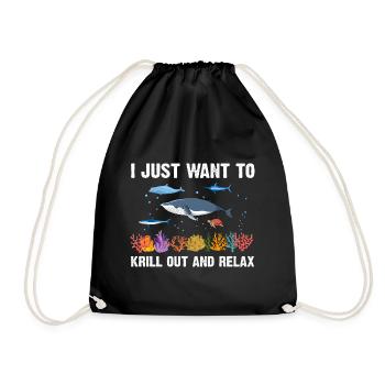 Sea Nature Marine Biologist Sea Marine Biology Ocean - Drawstring Bag - black - Front