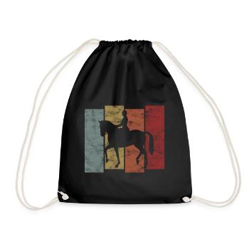 Dressage Équitation Cavaliers de dressage Équitation Équitation - Sac de sport léger - noir - Devant