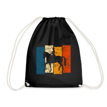 Dressage Équitation Cavaliers de dressage Équitation Équitation - Sac de sport léger - noir - Devant