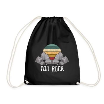 Collecteurs minéraux et ventilateur de minéraux de minerais - Sac de sport léger - noir - Devant