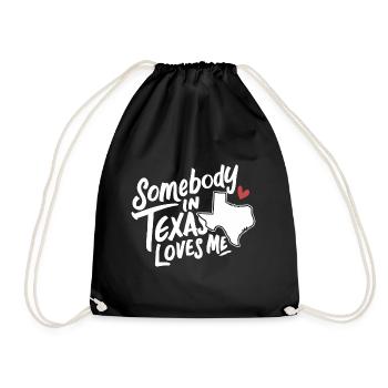 Texas State Texans Texas - Drawstring Bag - black - Front