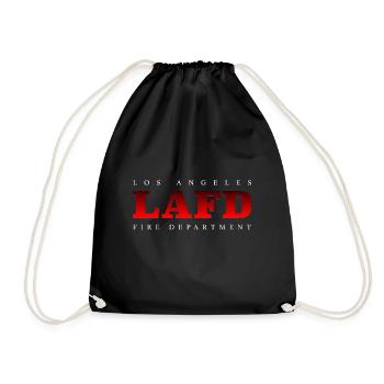 LAFD Fire Fighters - Drawstring Bag - black - Front