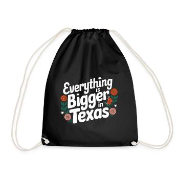 État du Texas Texans Texas - Sac de sport léger - noir - Devant