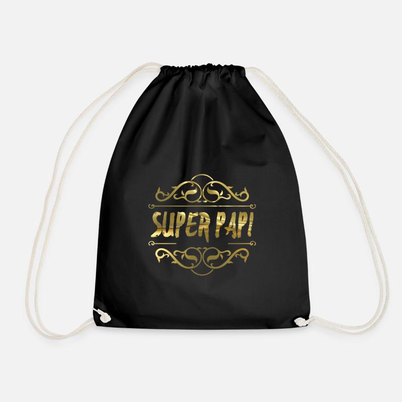 Super Papi - Turnbeutel - Schwarz