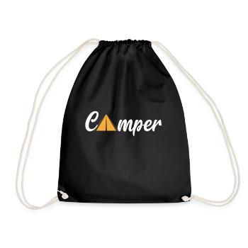 Camper - Turnbeutel - Schwarz - Vorne