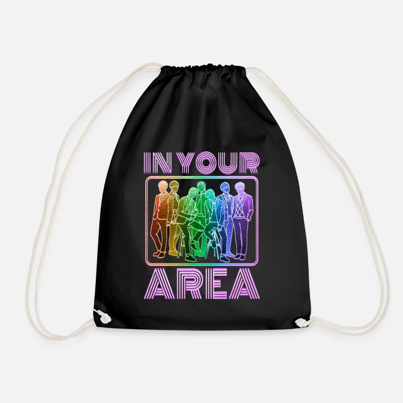 KPop Area Group KPop KDrama Fan Geschenkidee - Turnbeutel - Schwarz