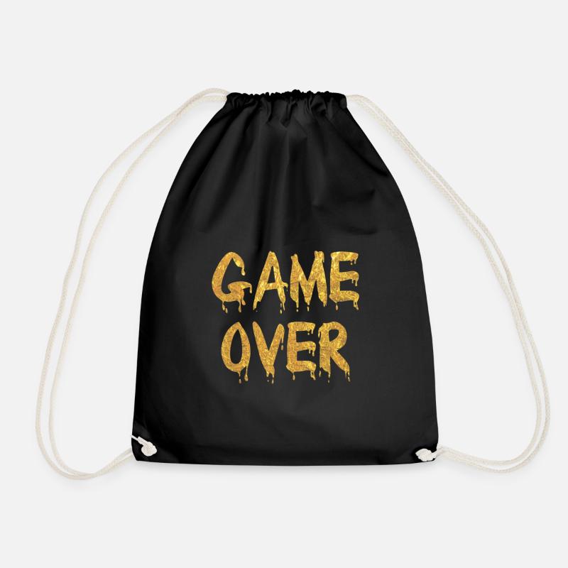 Game Over - Turnbeutel - Schwarz