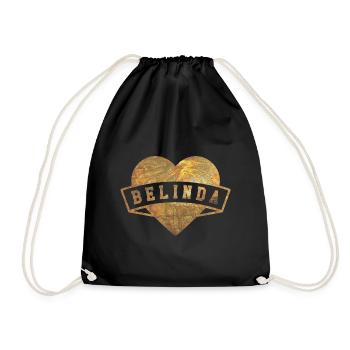 Belinda Hearts Gold - Sac de sport léger - noir - Devant