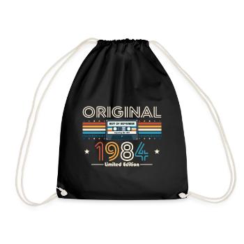 40ème Anniversaire Millésime Novembre 1984 Cassette 84 - Sac de sport léger - noir - Devant