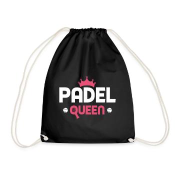 Padel Queen Padeltennis Joueur de padel - Sac de sport léger - noir - Devant