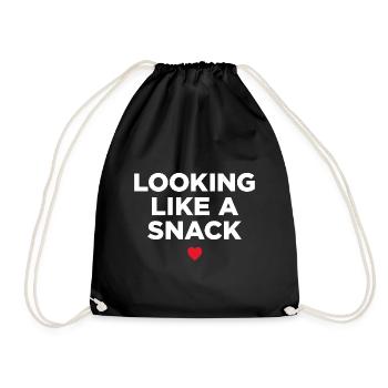 Ressembler à une collation - Sac de sport léger - noir - Devant