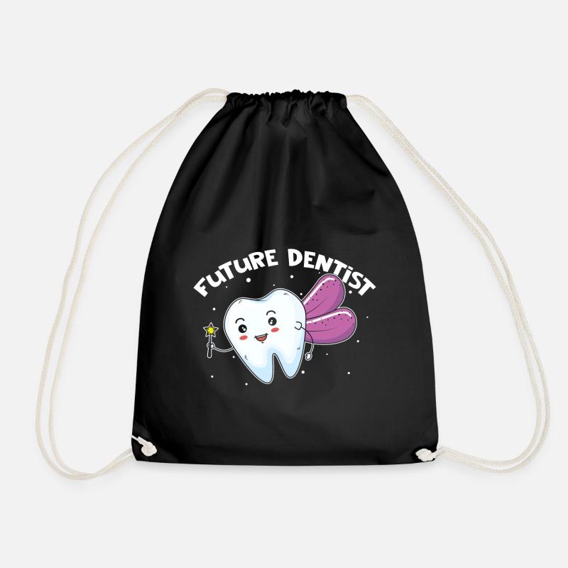 Dentist Dentist Dental Assistant Dentist - Drawstring Bag - black