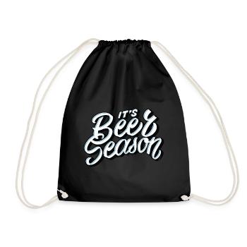 October Dirndl Tracht Bier Fest - Drawstring Bag - black - Front