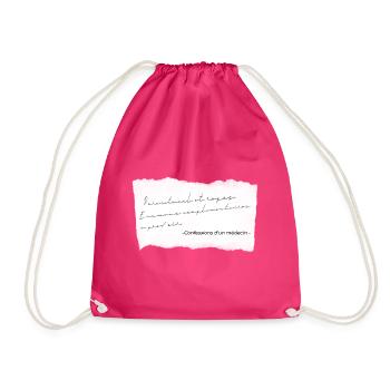 Confessions d'un médecin – Humour médical - Sac de sport léger - fuchsia - Devant