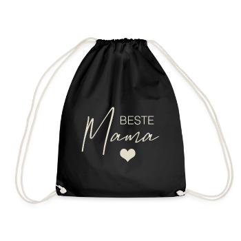 Best Mom - Drawstring Bag - black - Front