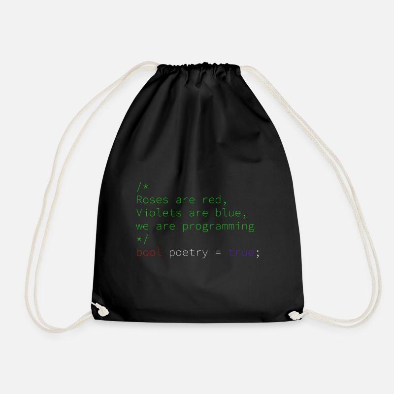 Programmation poétique - Sac de sport léger - noir