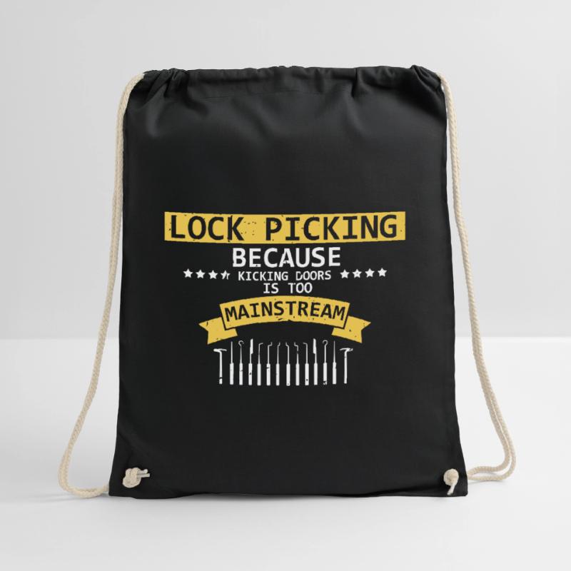 Lockpicking Doors Break Open Locking Technician Drawstring Bag