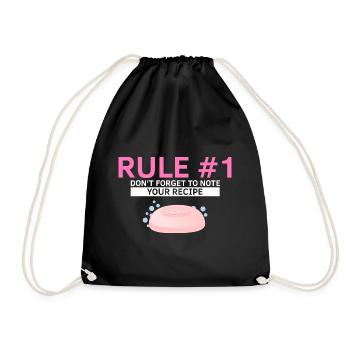 Conception de fabrication de savon pour les conceptions de fabricants de savon - Sac de sport léger - noir - Devant