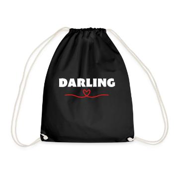 Darling Be Me Valentine - Sac de sport léger - noir - Devant