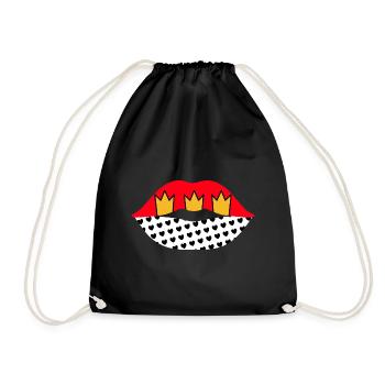 Kussmund Fasching Cologne | Couleurs des armoiries - Sac de sport léger - noir - Devant