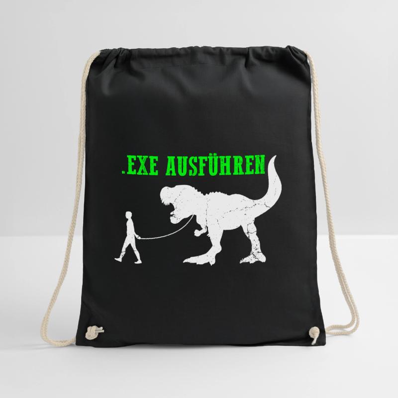 Admin Programmierer ITler Informatiker Spruch EXE Turnbeutel