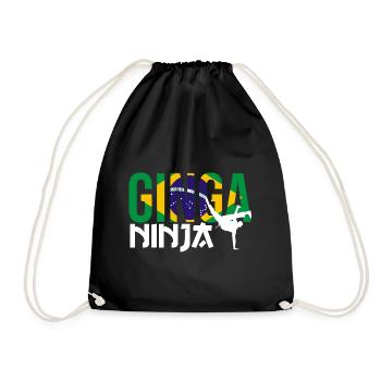 Dicton de danse afro-brésilienne pour la Capoeira - Sac de sport léger - noir - Devant