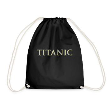 Titanic - 3D - Turnbeutel - Schwarz - Vorne