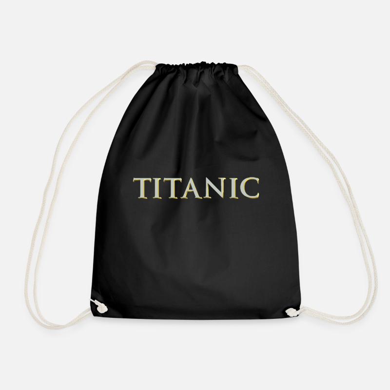 Titanic - 3D - Turnbeutel - Schwarz