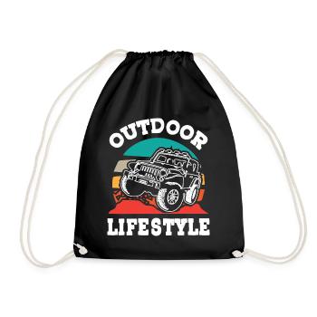 Jeeps Aventure Tout-terrain - Sac de sport léger - noir - Devant