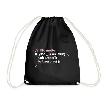 Conception de la cybersécurité pour les pirates informatiques et la cybersécurité - Sac de sport léger - noir - Devant