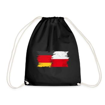 Allemagne Turquie Friendship Maillot de foot - Sac de sport léger - noir - Devant