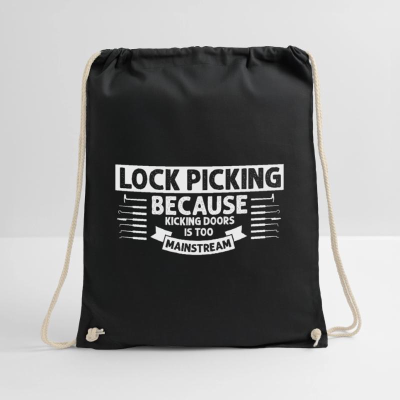Lockpicking Doors Break Open Locking Technician Drawstring Bag