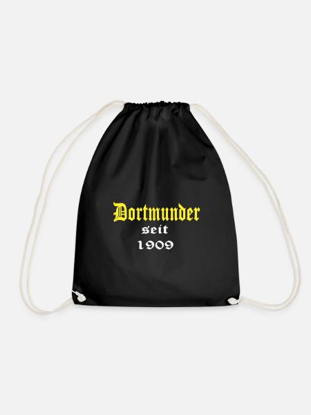 Dortmund Fussball Design - Turnbeutel - Schwarz