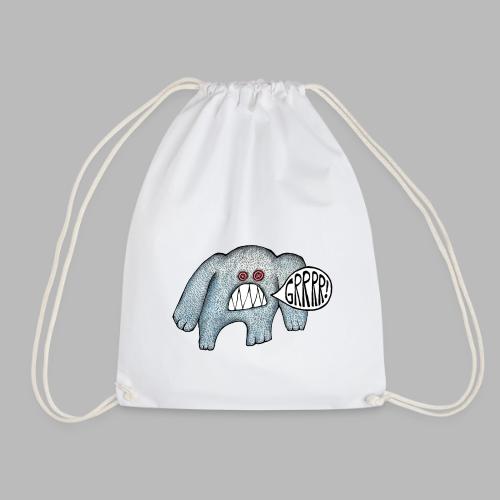 with added GRRRR - Drawstring Bag