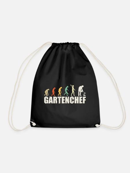 Gartenchef Evolution Gärtner - Turnbeutel - Schwarz