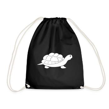 Turtle Turtle - Drawstring Bag - black - Front